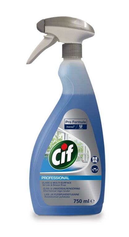 Cif Professional Window Multi Surface - 750ml