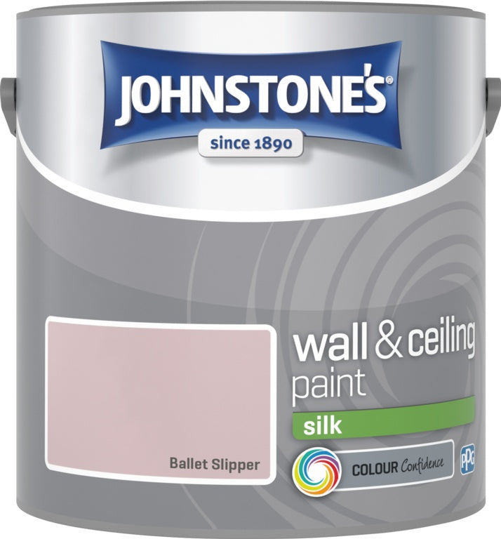 Johnstone's Wall & Ceiling Silk 2.5L - Ballet Slipper