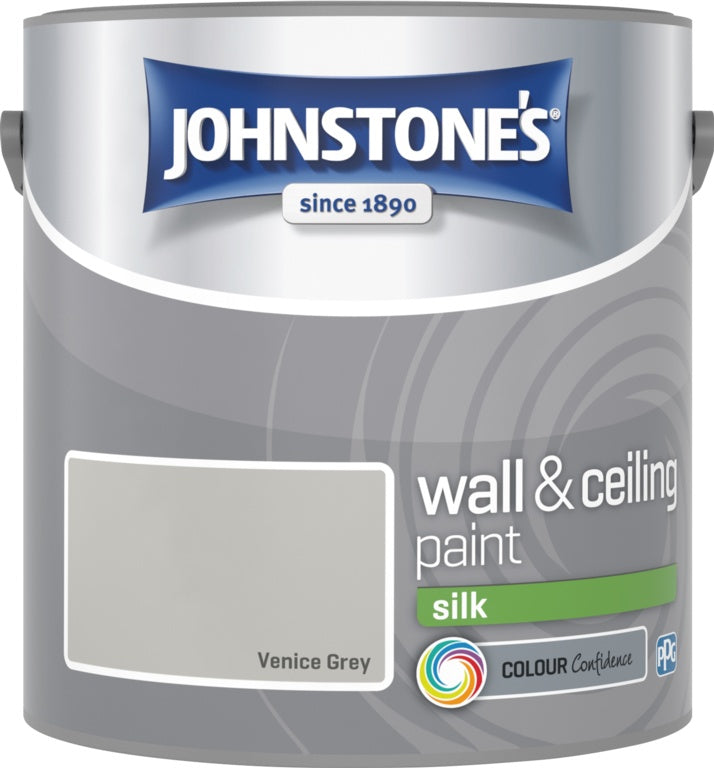 Johnstone's Wall & Ceiling Silk 2.5L - Venice Grey
