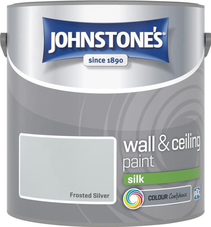 Johnstone's Wall & Ceiling Silk 2.5L - Frosted Silver