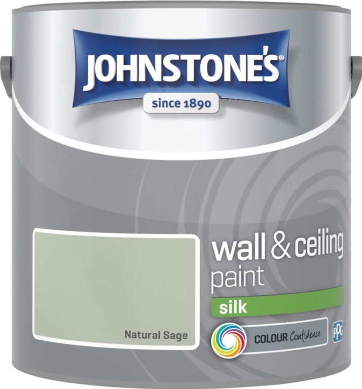 Johnstone's Wall & Ceiling Silk 2.5L - Natural Sage
