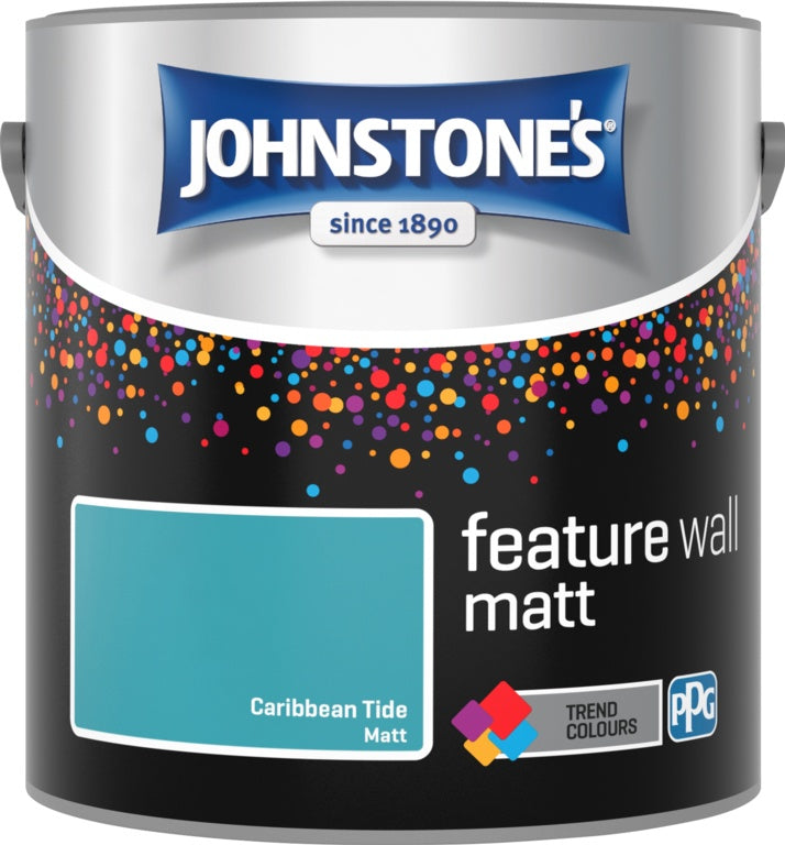Johnstone's Feature Wall Matt 2.5L - Caribbean Tide