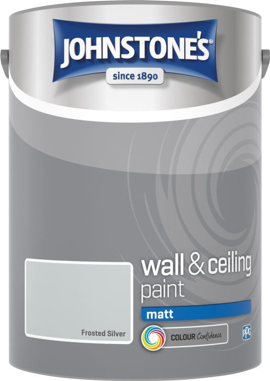 Johnstone's Wall & Ceiling Matt 5L - Frosted Silver