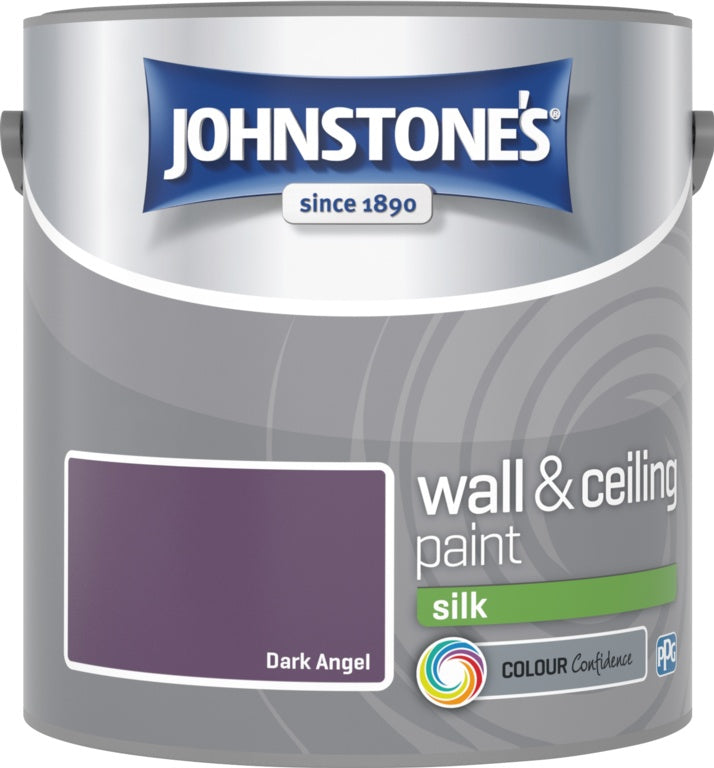 Johnstone's Wall & Ceiling Silk 2.5L - Dark Angel