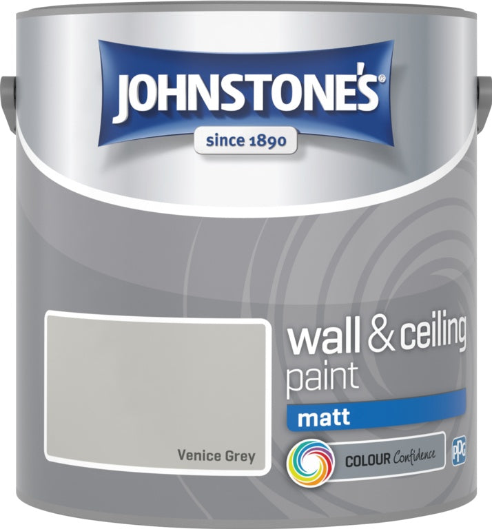 Johnstone's Wall & Ceiling Matt 2.5L - Venice Grey
