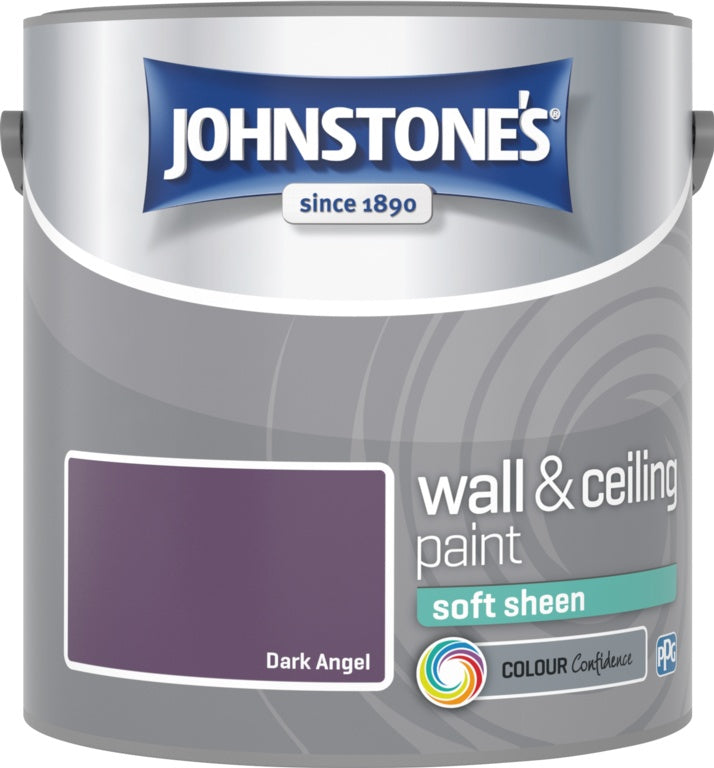 Johnstone's Wall & Ceiling Soft Sheen 2.5L - Dark Angel