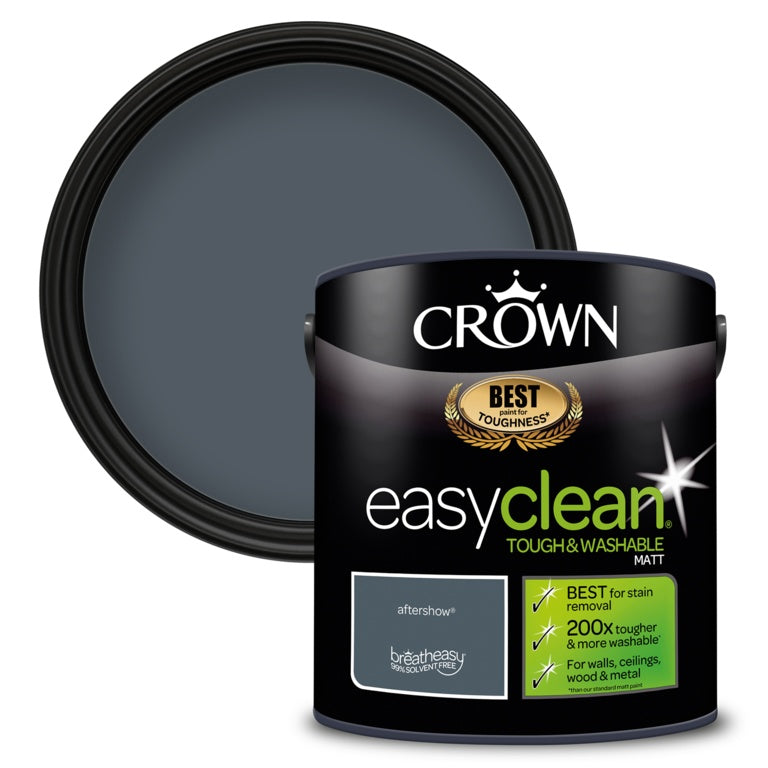 Crown Easyclean Matt Emulsion - 2.5L Aftershow