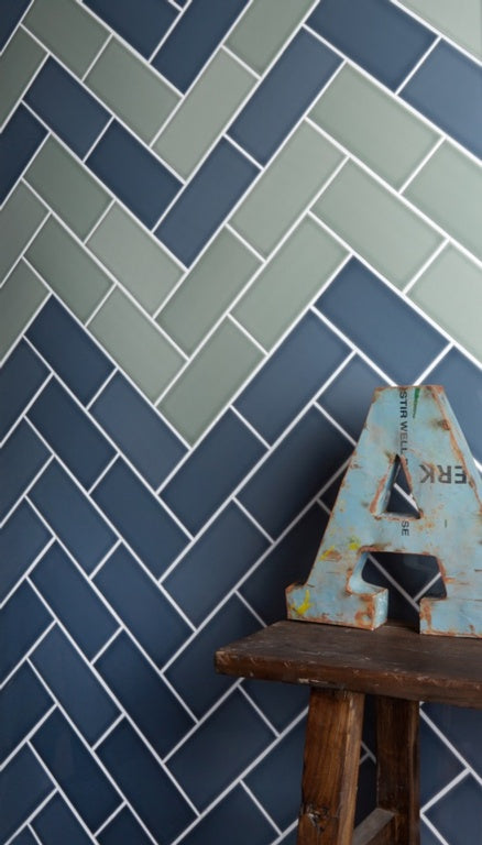 Johnson Tiles Gloss Wall Tiles 200 x 100mm 1m2 - Slate Gloss