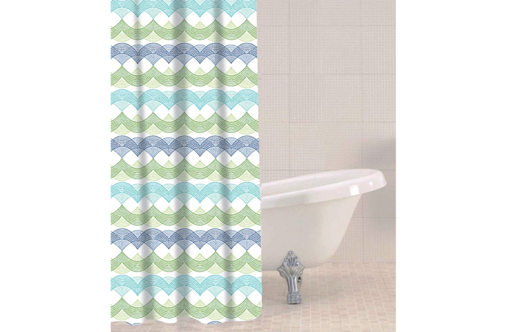 Sabichi Shower Curtain 180 x 180cm - Waves