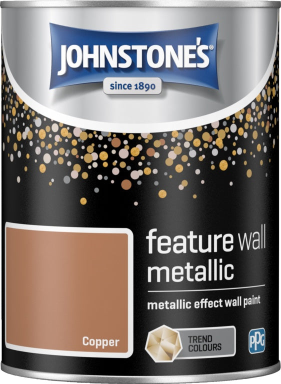Johnstone's Feature Wall Metallic 1.25L - Copper