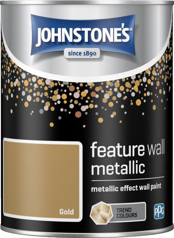 Johnstone's Feature Wall Metallic 1.25L - Gold