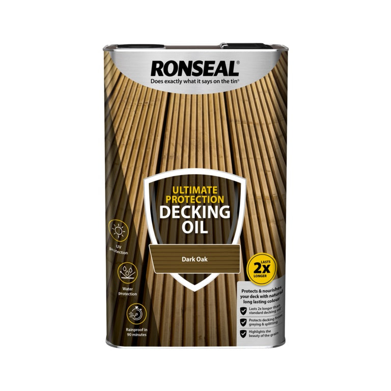 Ronseal Ultimate Protection Decking Oil 5L - Dark Oak