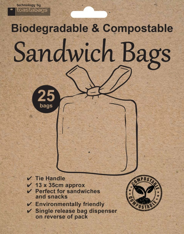 Planit Eco Friendly Sandwich Bags - Pack 25