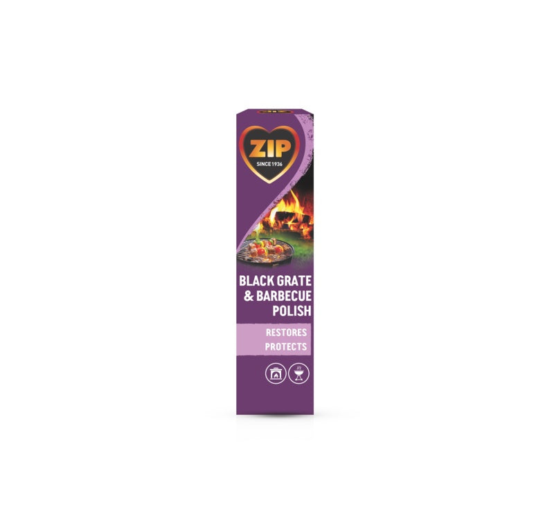 Zip Traditional Grate Polish Black - 75g