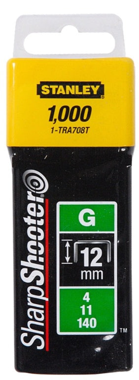 Stanley Heavy Duty Staples - 12mm x 1000