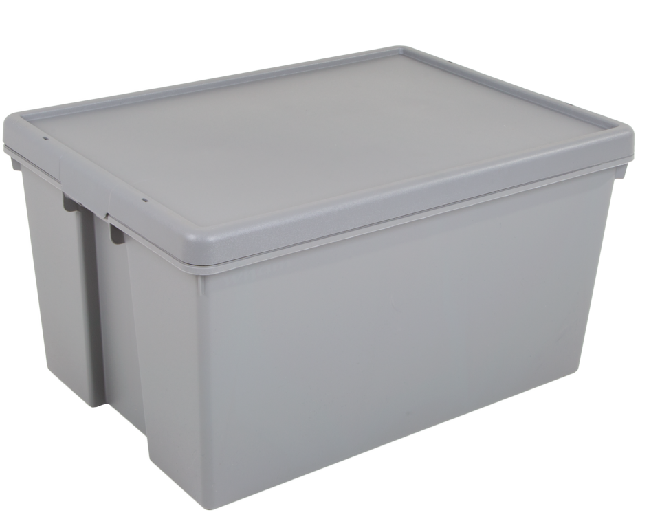 Wham 100% Upcycled Heavy Duty Box & Lid - 62L Various