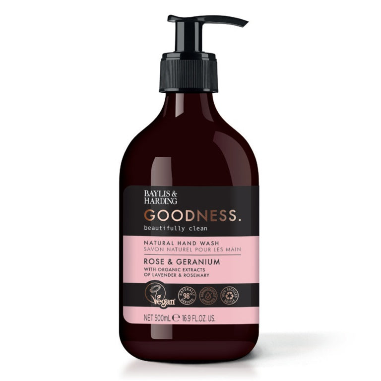 Baylis & Harding Hand Wash 500ml - Rose & Geranium