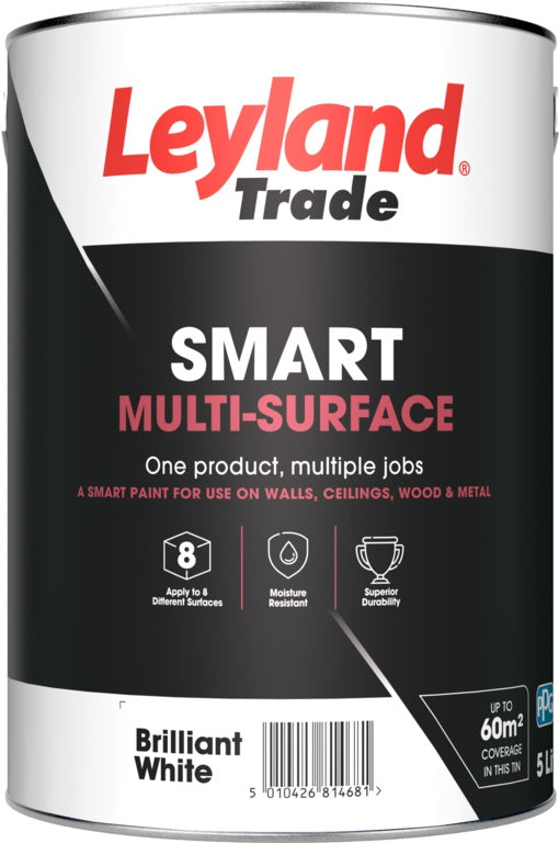 Leyland Trade Smart Multi Surface 5L - Brilliant White