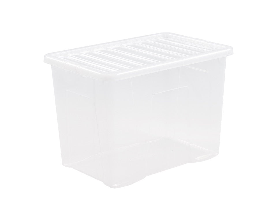 Wham Clip Lid Box - 80L Clear