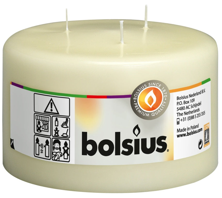 Bolsius Mammoth Candle - Ivory 100/150