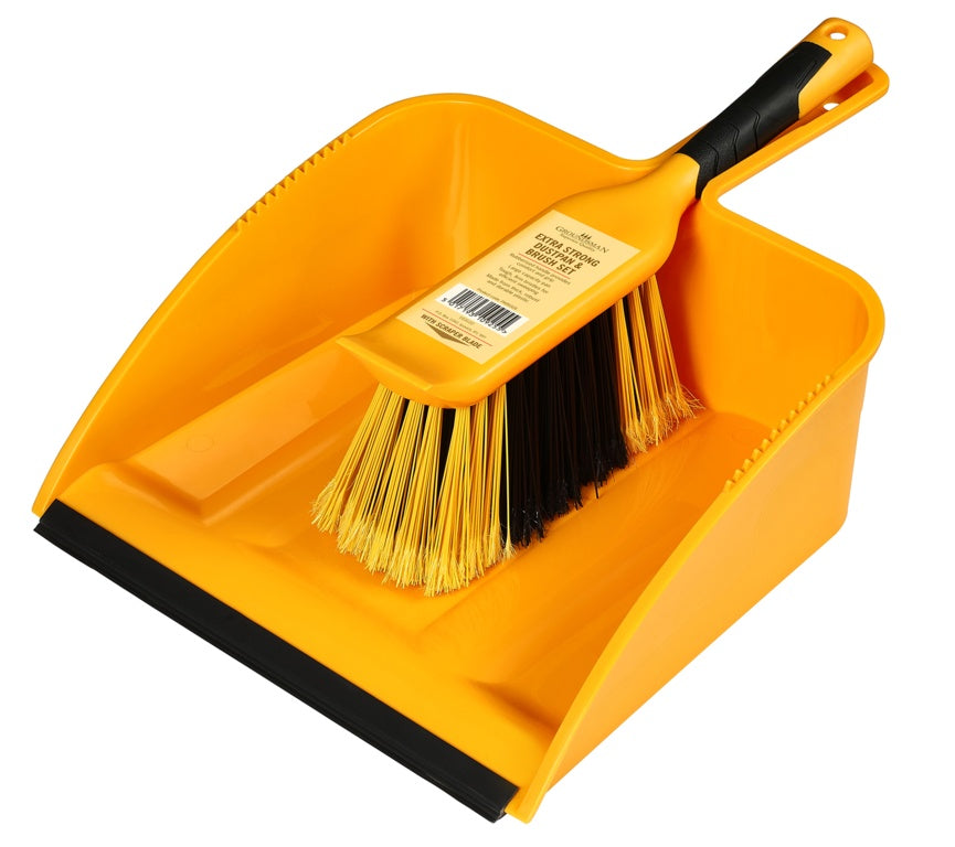 Groundsman Heavy Duty Dustpan & Brush