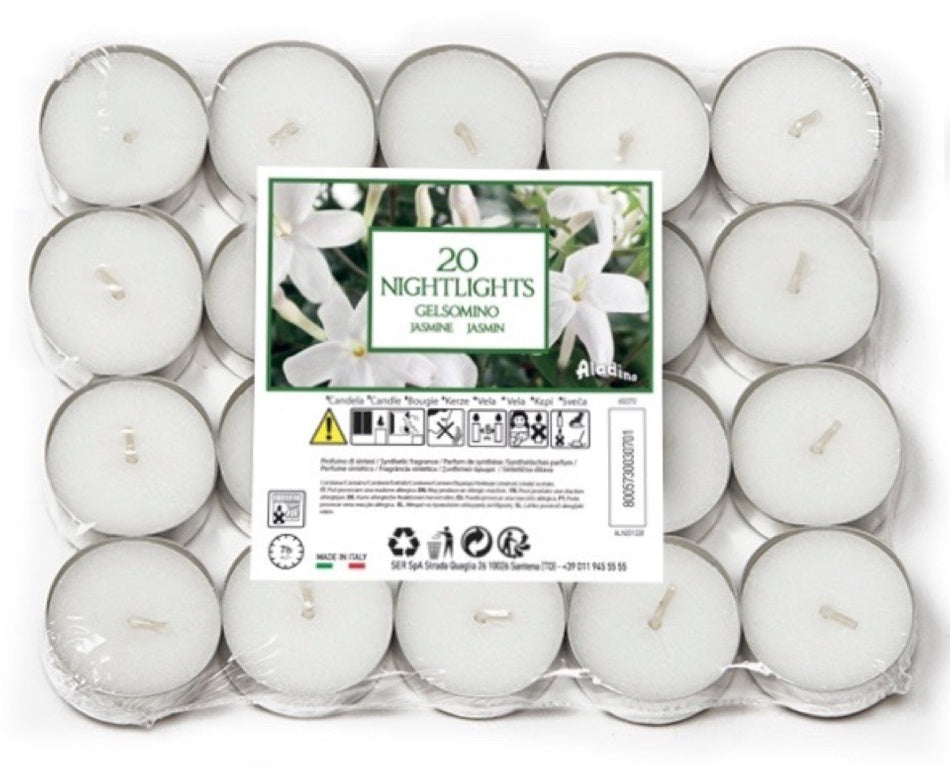 Aladino 7 Hour Nightlights Pack 20 - Jasmine