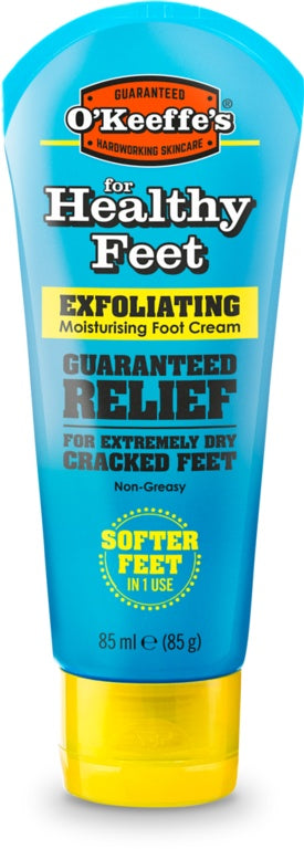 O'Keeffe's Healthy Feet Exfoliating Moisturising Foot Cream - 85g Tube