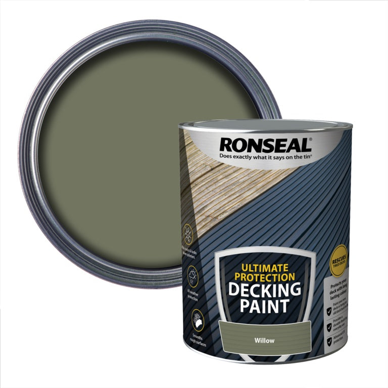 Ronseal Ultimate Protection Decking Paint 5L - Willow
