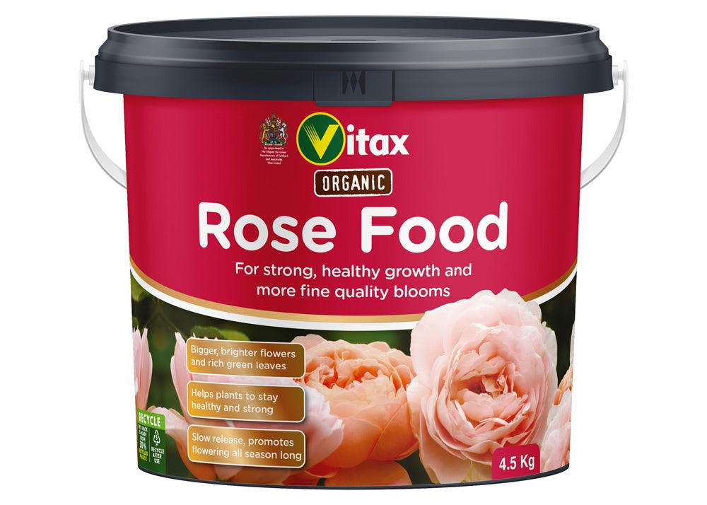 Vitax Organic Rose Food - 4.5kg Tub