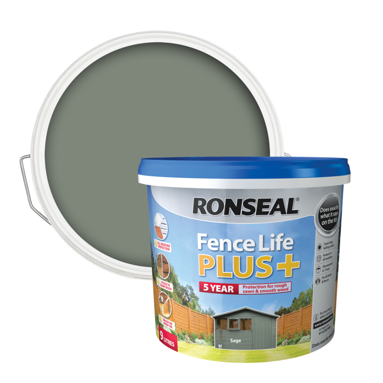 Ronseal Fence Life Plus 9L - Sage