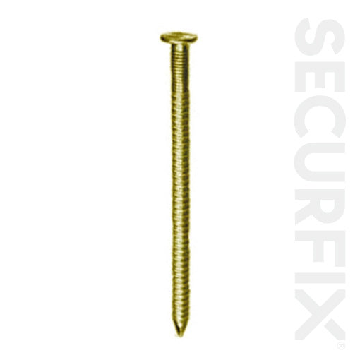 Securfix Annular Ring Nails Gold 30mm - 2.5kg