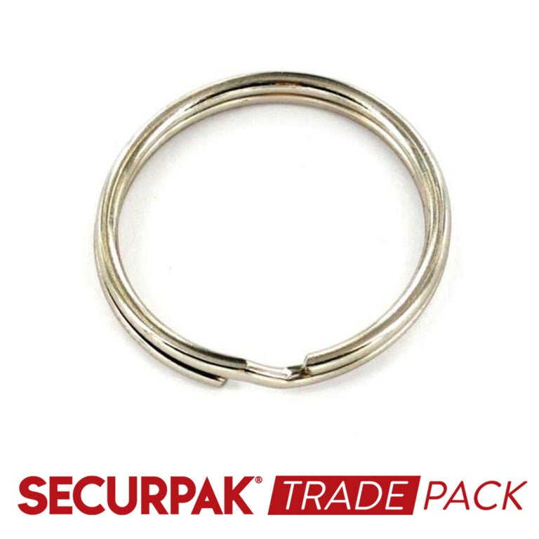 Securpak Steel Split Ring Zinc Plated 33mm - 50 Pack