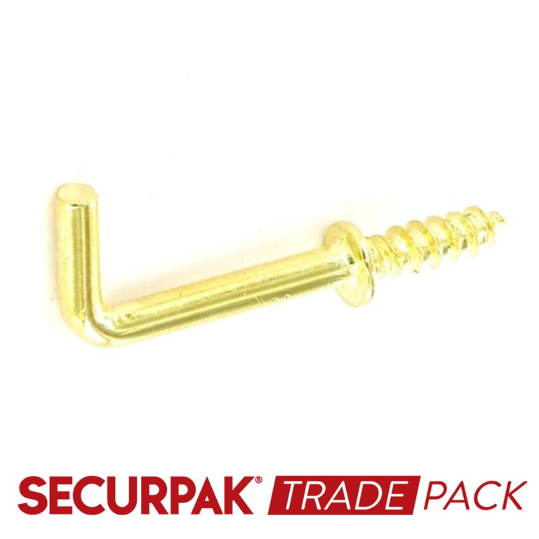 Securpak Square Hook Shouldered Eb 38mm - 50 Pack