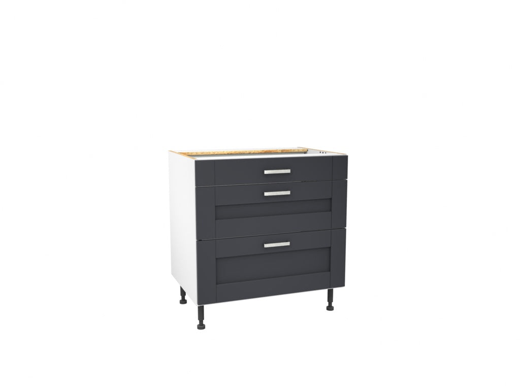 Gower Rapide+ Verona Navy 3 Drawer Pack - 800mm