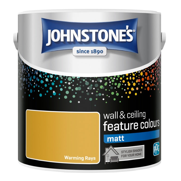 Johnstone's Feature Wall Matt 2.5L - Warming Rays