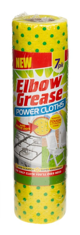 Elbow Grease Power Cloths - 7 Pack