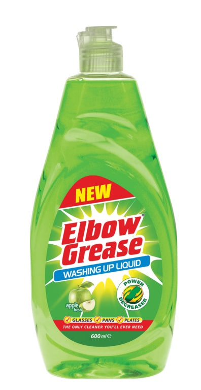 Elbow Grease Washing Up Liquid - Apple Fresh / 600ml