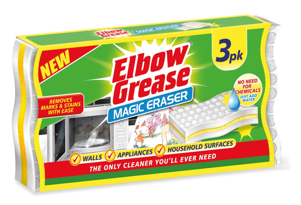 Elbow Grease Sponge Eraser - 3 Pack