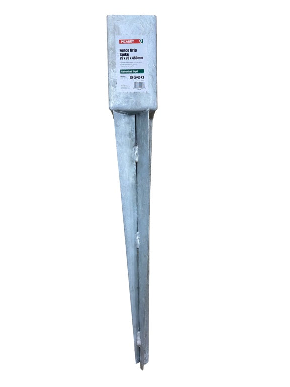 Fixman Easy-Grip Drive-In Fence Post Repair Spike Galvanised & Powder-Coated | UK