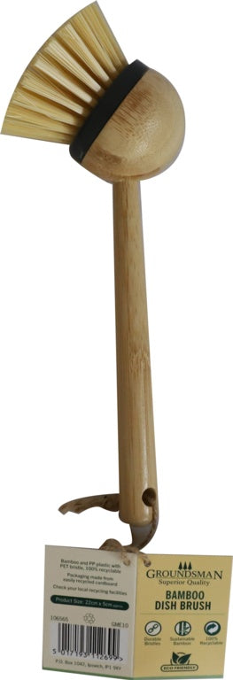 Groundsman Bamboo Dish Brush - 22cm x 5cm