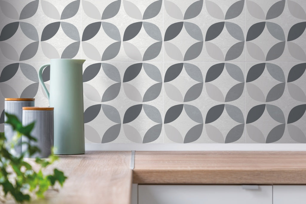 d-c-fix® Self Adhesive Wall Tiles 6 Piece - 0.53sq Geometric Style