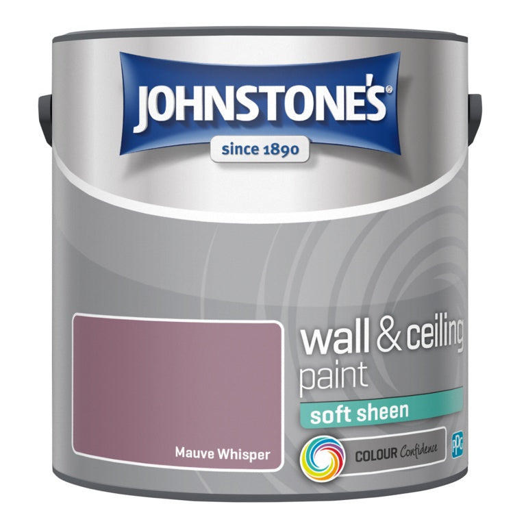 Johnstone's Wall & Ceiling Soft Sheen 2.5L - Mauve Whisper