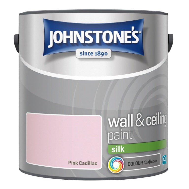 Johnstone's Wall & Ceiling Silk 2.5L - Pink Cadillac