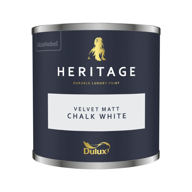 Dulux Heritage Tester 125ml - Chalk White