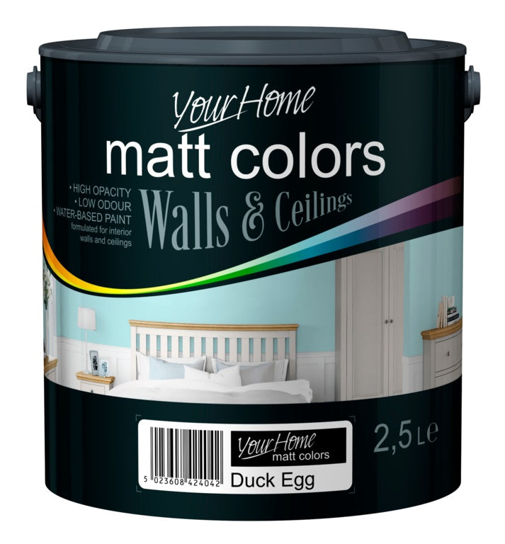 Your Home Matt Emulsion 2.5L - Duck Egg
