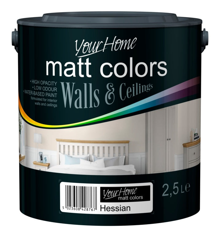 Your Home Matt Emulsion 2.5L - Hessian