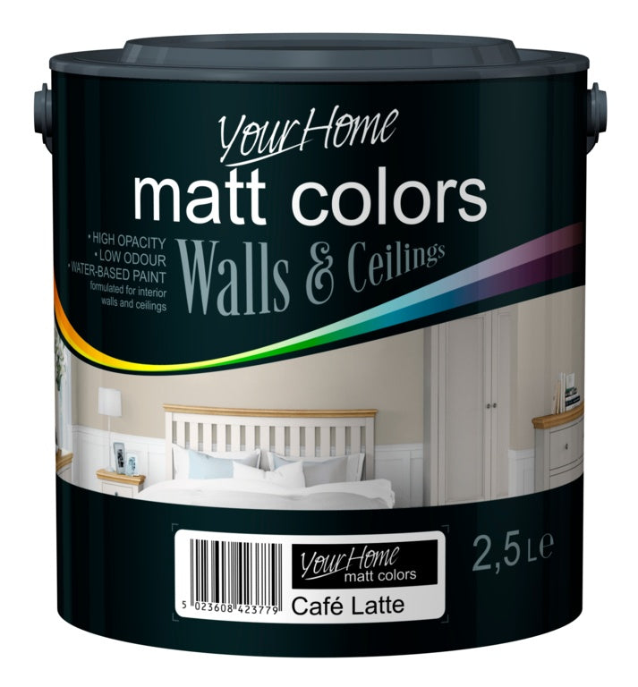 Your Home Matt Emulsion 2.5L - Cafe Latte