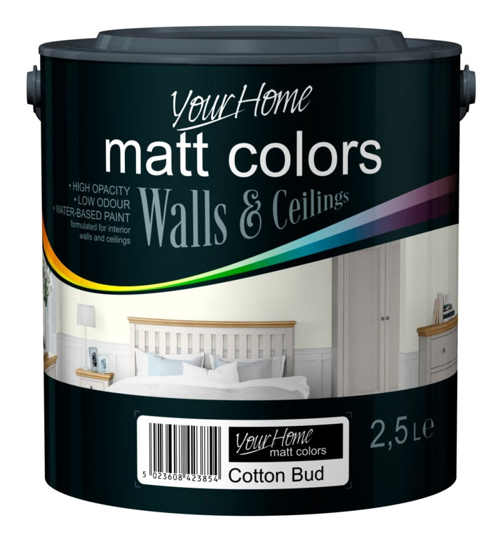 Your Home Matt Emulsion 2.5L - Cotton Bud