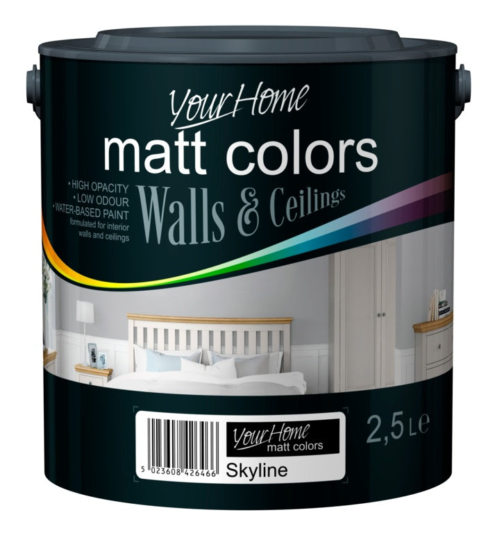 Your Home Matt Emulsion 2.5L - Skyline