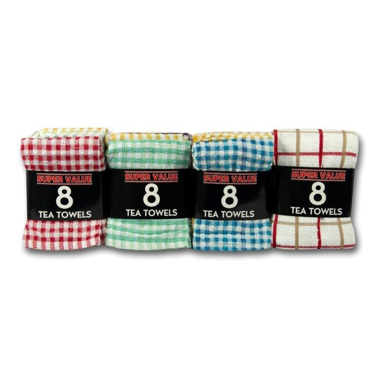 Ottoman Tea Towels - Pack 8